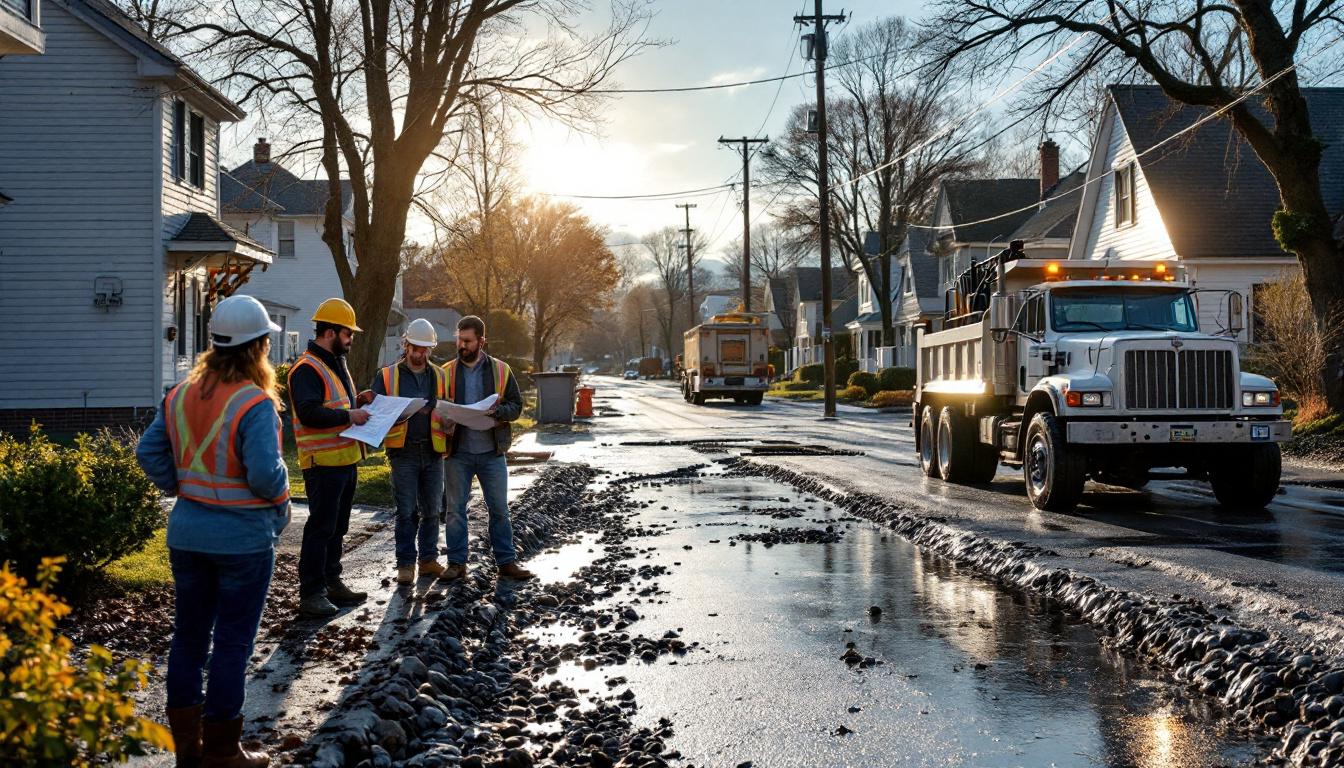 L'eau de la route coule chez moi : que faire face à ce problème ?