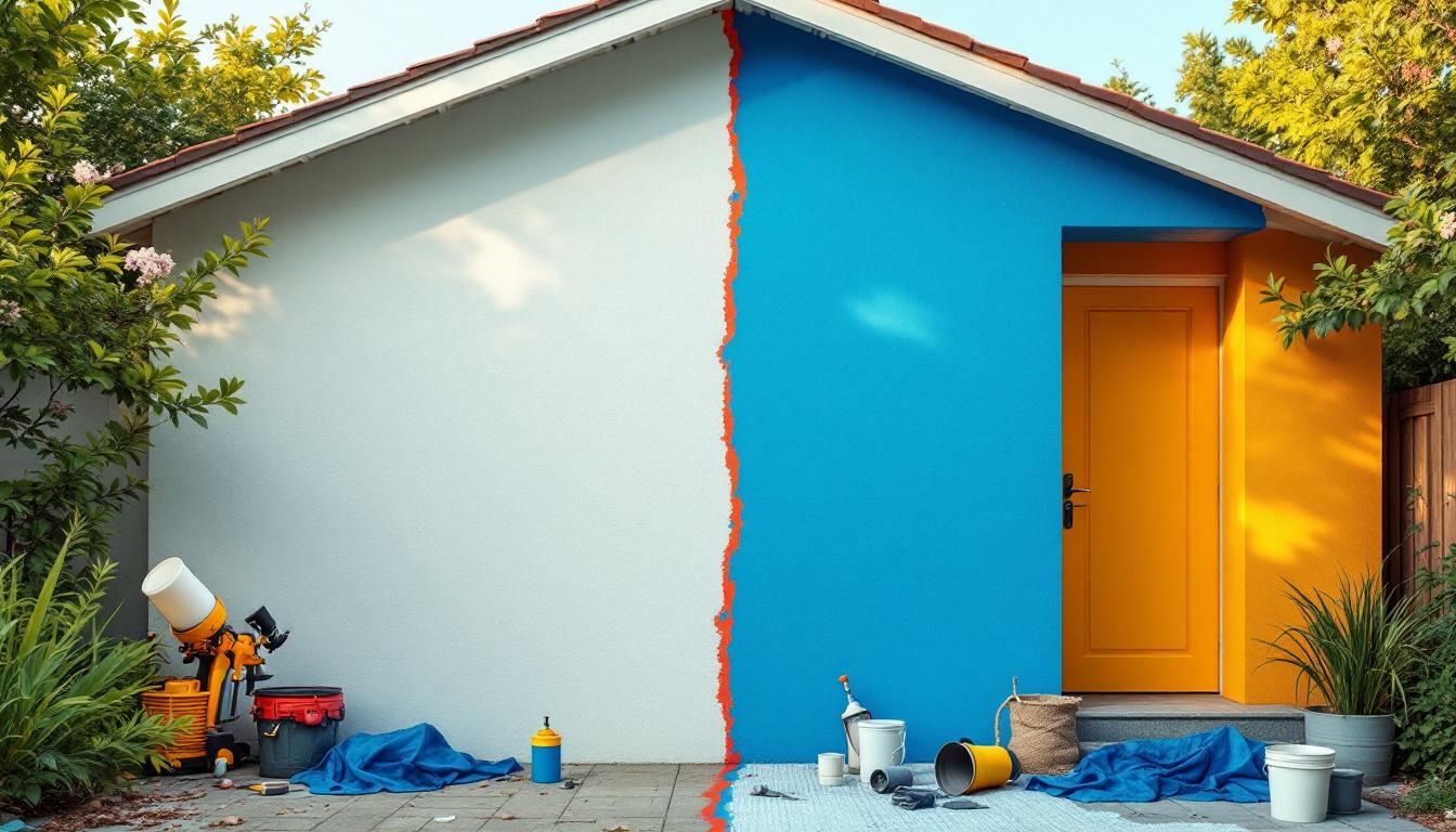 Prix peinture façade maison : découvrez les tarifs et conseils pratiques