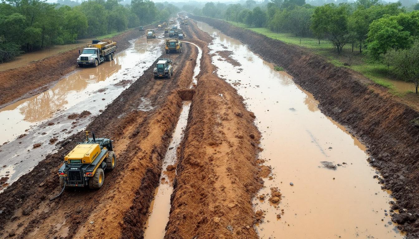Drainage terrain inondé prix : tarifs et solutions adaptées