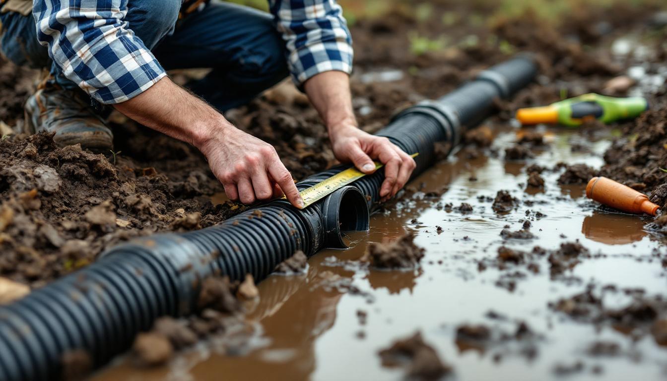 Drainage terrain inondé prix : tarifs et solutions adaptées