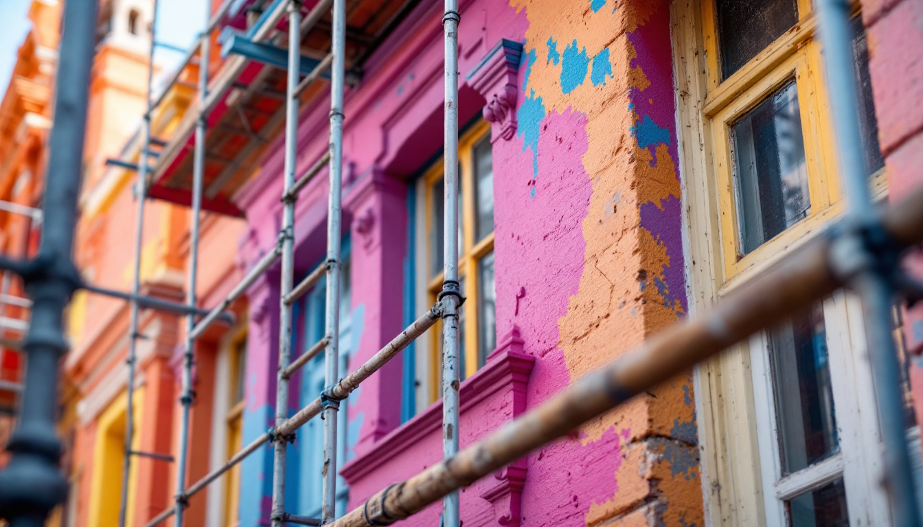 Prix peinture façade m2 avec échafaudage : estimez vos coûts dès maintenant